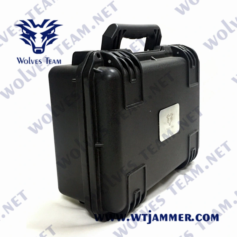 Portable Middle RF Power WiFi GPS Cell Phone Jammer (Handbag Design 80 meters)