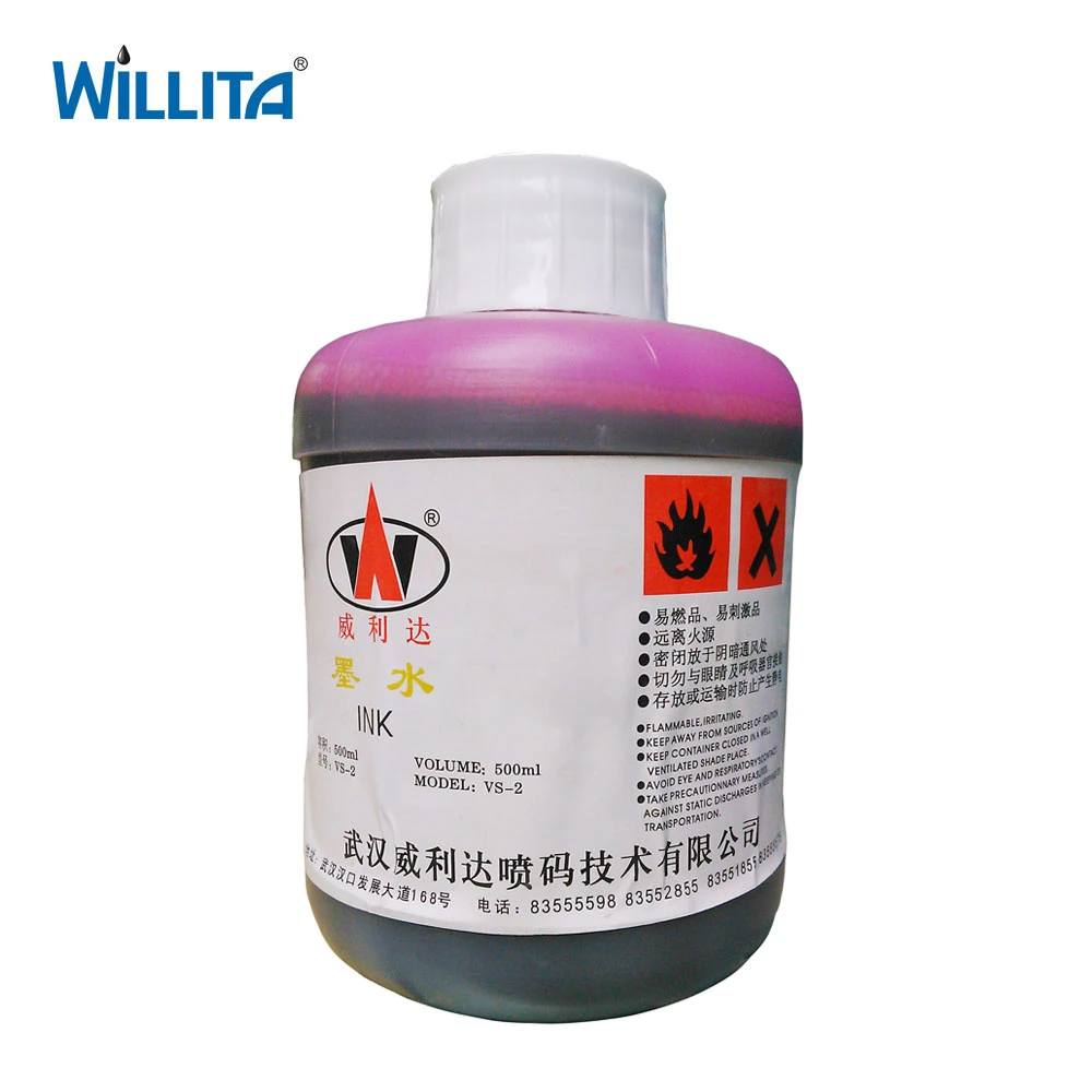 0.825L Red Ink IC-449rd Egg Coding Ink Cartridge Used in Cij A100 A200 A300 A400 Inkjet Printer