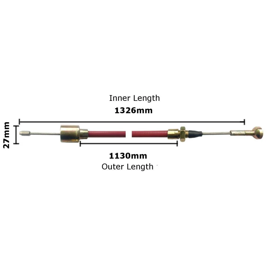 2 STAINLESS STEEL Trailer Brake Cable For ALKO AL-KO Axles Outer Sheath 1030mm