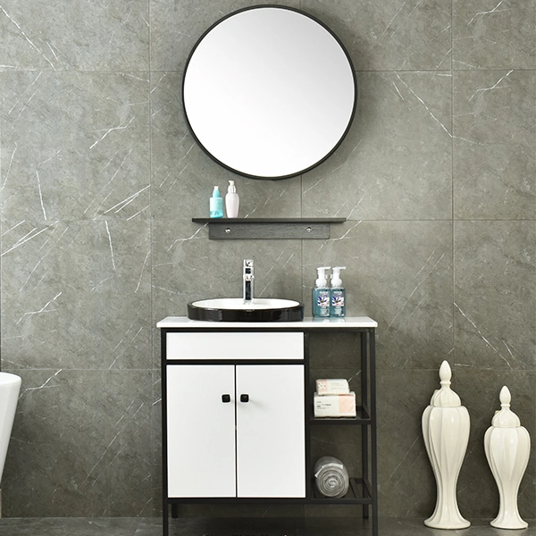 Vanity Cabinet Cheap Wall Mounted Bathroom Wash Basin Vanity Wood Color Furniture Granite Bathroom Lavamanos