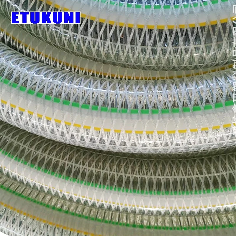 Aging Resistance China Made Stainless Steel Wire Polyester Reinforced PVC Vacuum Hose Pipe