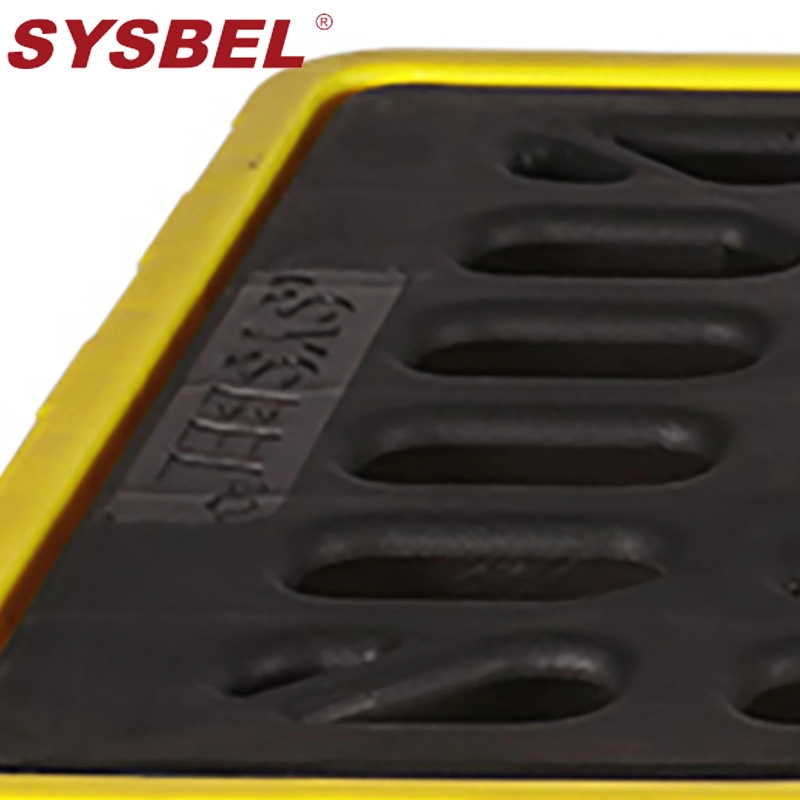 Sysbel CE Approved 70 Gal 4 Drum Secondary Containment and Spill Control Poly Spill Pallet