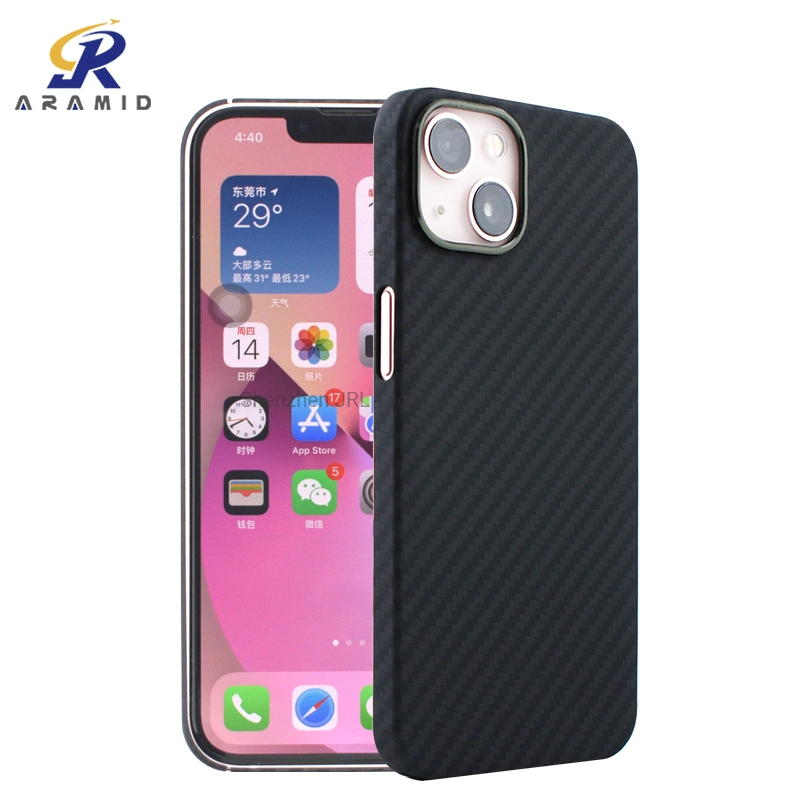 Accesorio de teléfono móvil iPhone case para iPhone 13 de fibra de aramida pro funda de teléfono móvil