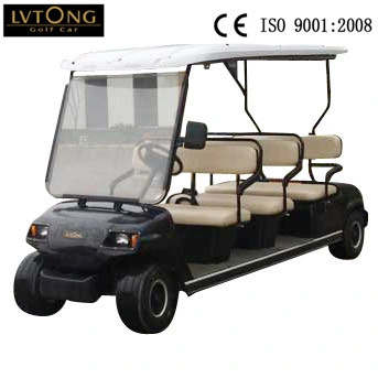 China Lvtong producir 8 plazas de carros de golf eléctrico de 8 personas Turismo carrito