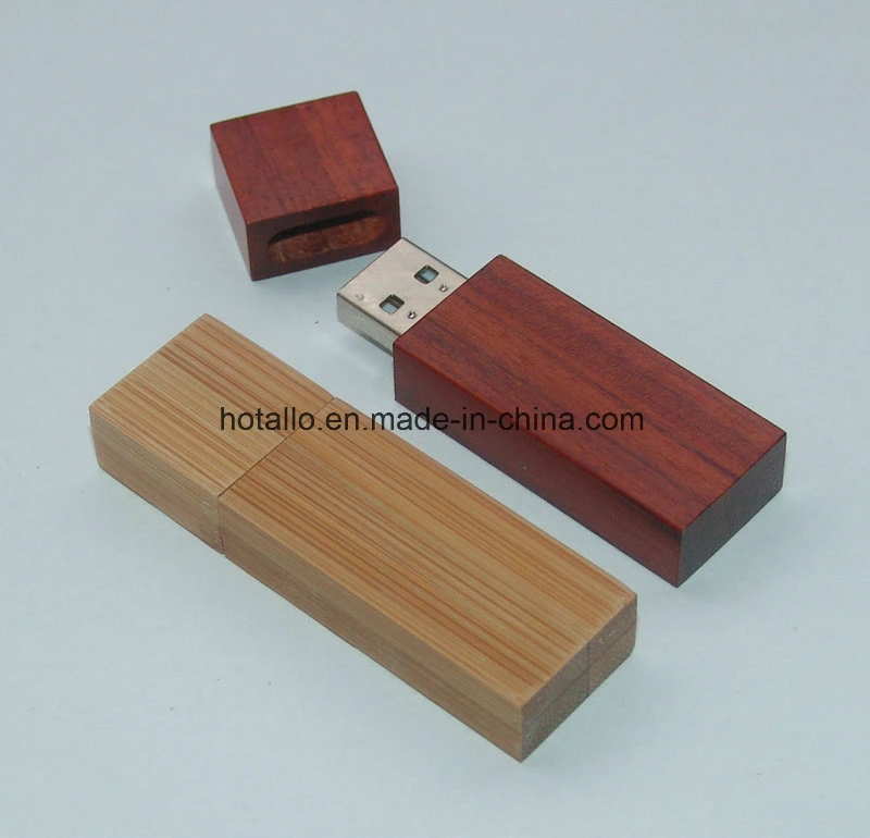 USB Stick with Environmentally-Friendly Wooden Housing (W701)