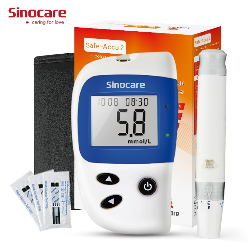 Sinocare Diabetic тест-полоски Заводская цена переносной цифровой измеритель крови Измерительные приборы контролируют тест-полоски глюкозы