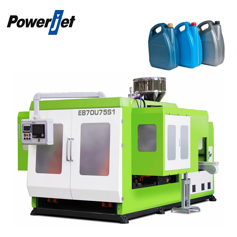 Powerjet PE Plastic 1L 100g Bottles Product Extrusion Blow Molding Machine