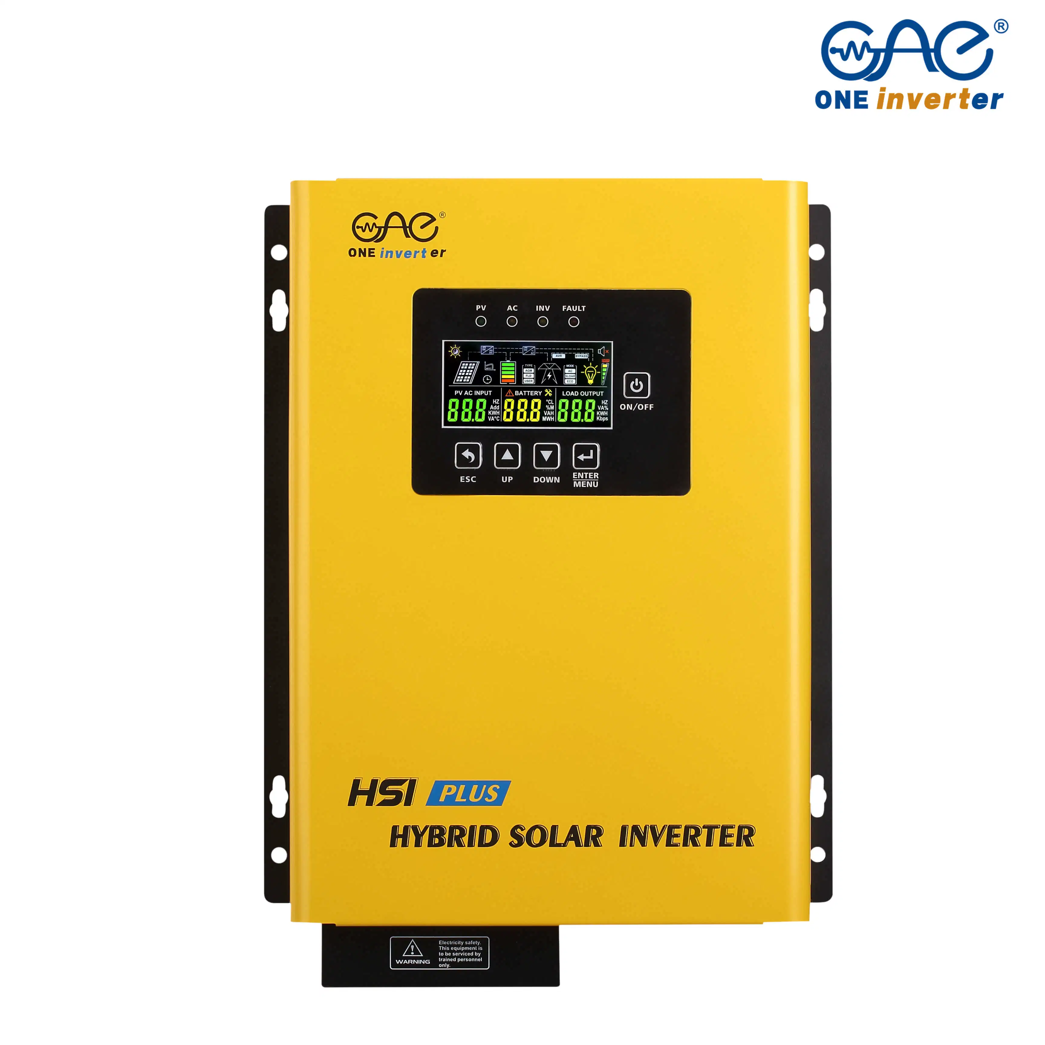 Hsi Plus Hybrid Inverter 1200 Watt Low Frequency Charger Pure Sinewave MPPT Solar Inverter