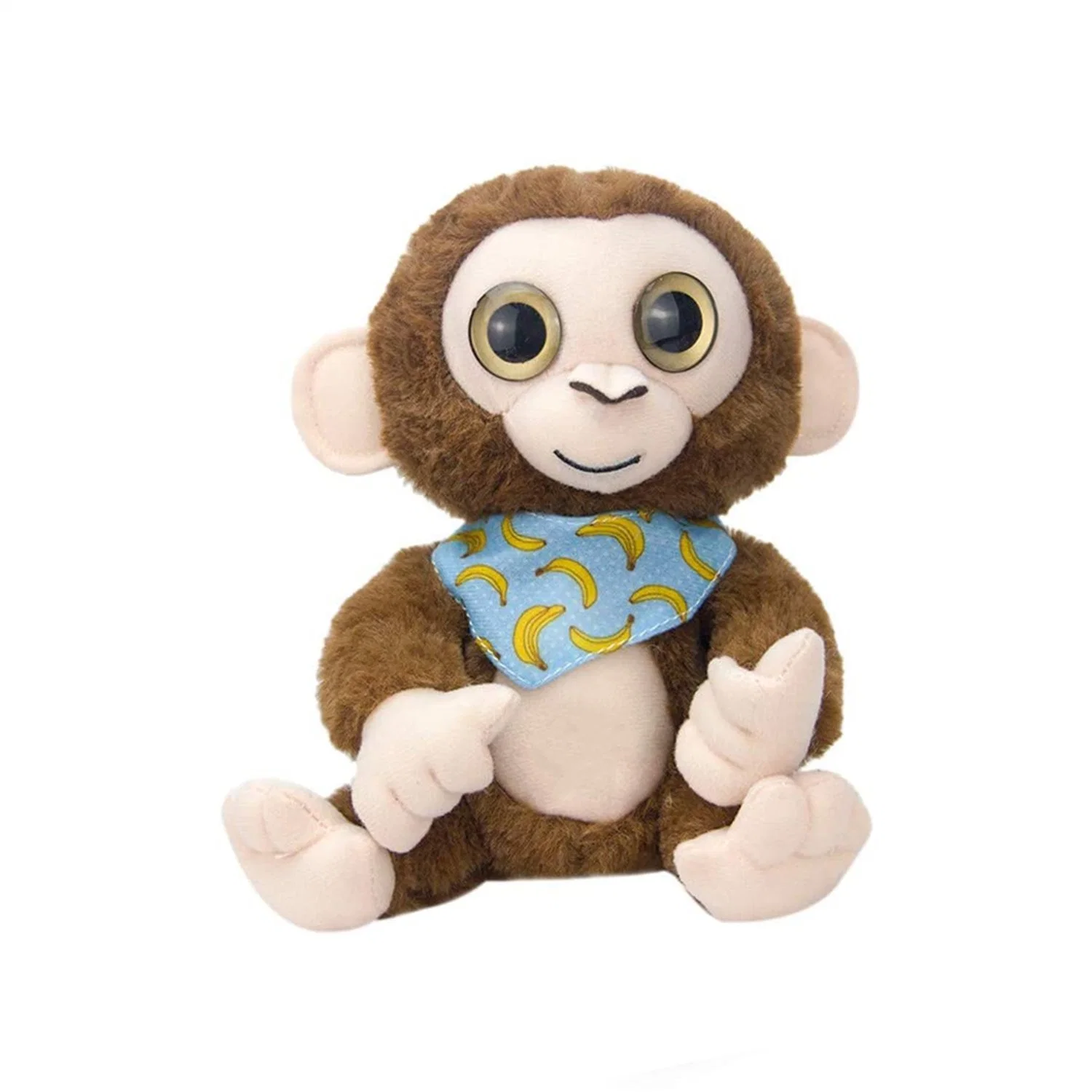 Fluffy Custom Soft Stuffed PP Cotton Monkey Animal Kids Toy