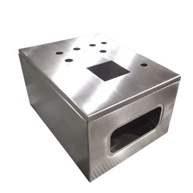 Single Door IP66 Metal Waterproof Enclosure Outdoor Electrical Distribution Box