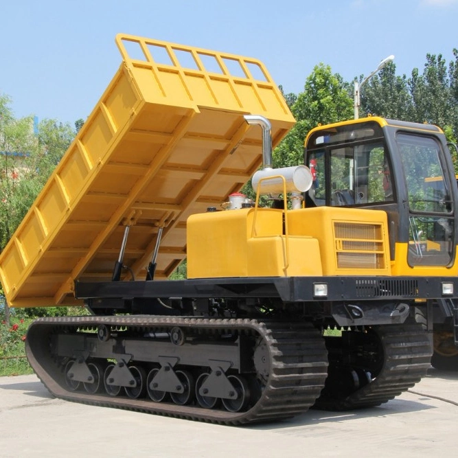 6-20 toneladas de carga útil Crawler Carrier vía Dumper para Foreset y la agricultura