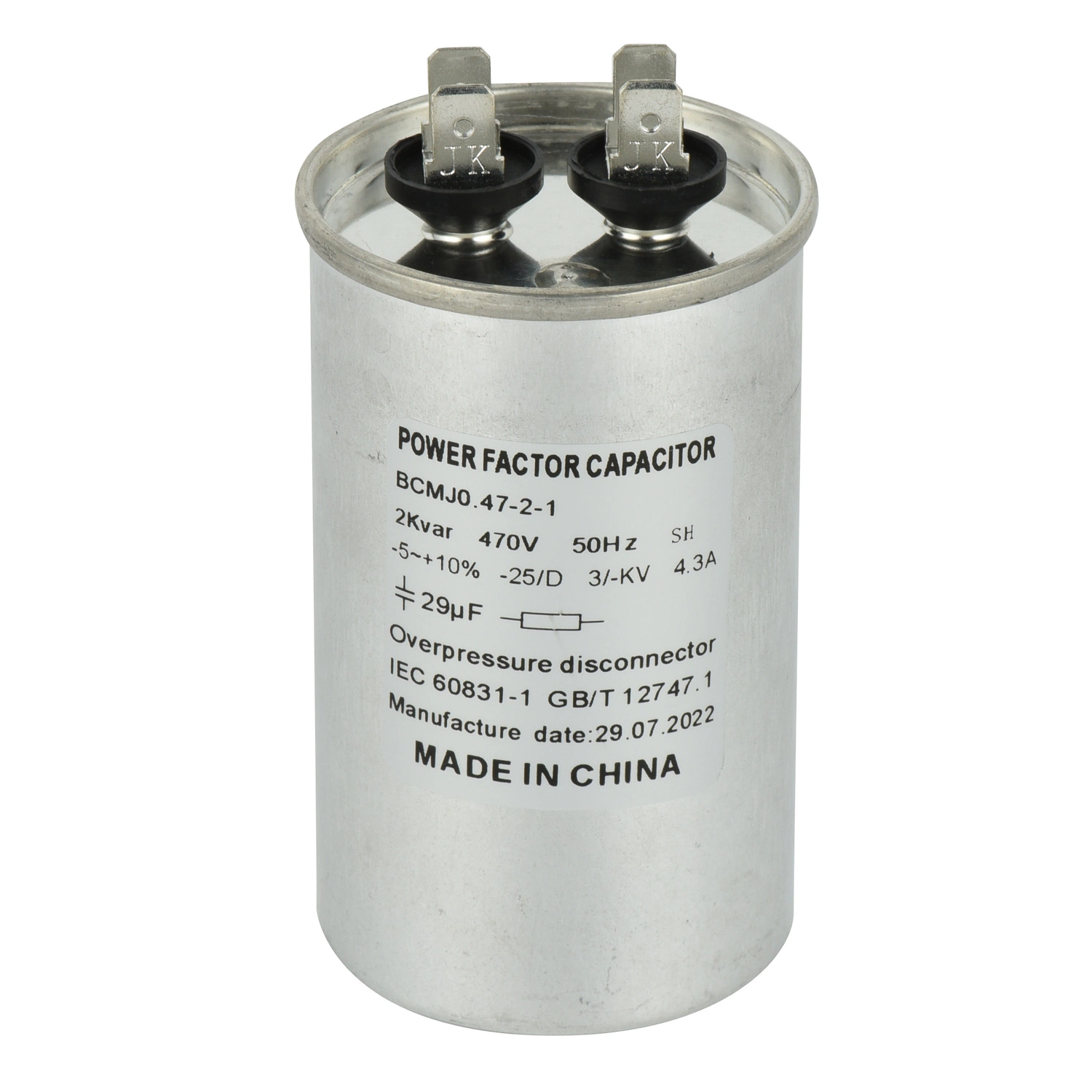 High Voltage AC Power Filter Capacitor Power Electronic Equipment Capacitor