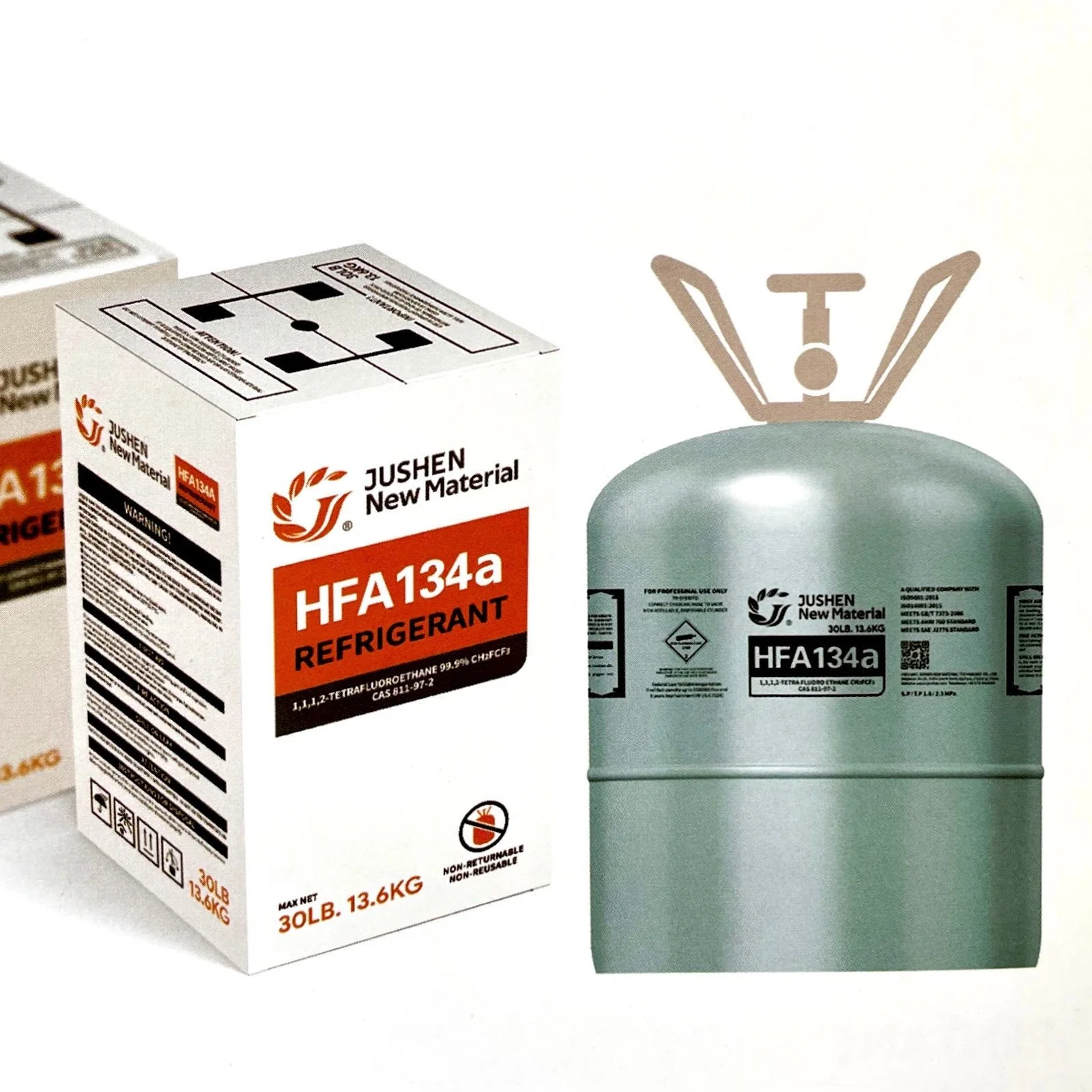 Fábrica de gas refrigerante de alta pureza HFA-134a para propulsante de medicina Aerosoles