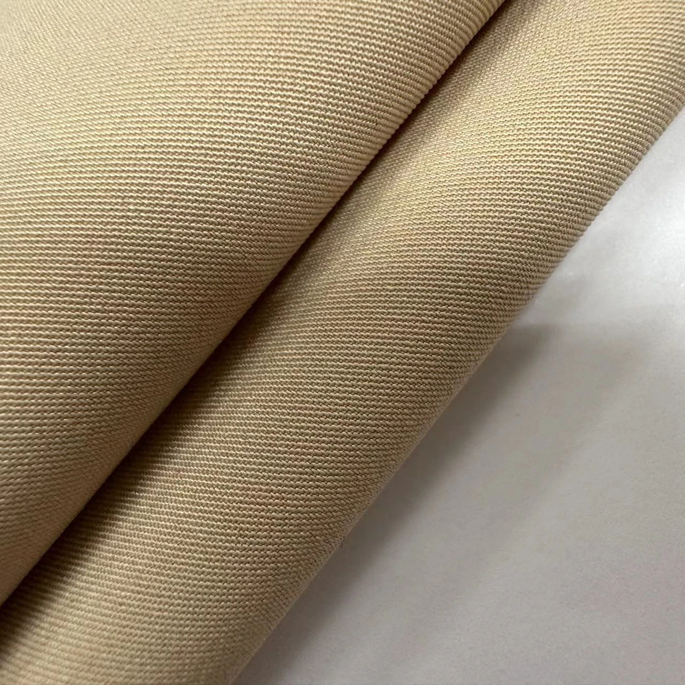 289GSM 200D+40d*200D+40d 2/1 Twill Polyester Warp&amp;Weft Twisted Drape 4-polig Stretch Spandex Leggings Stoff