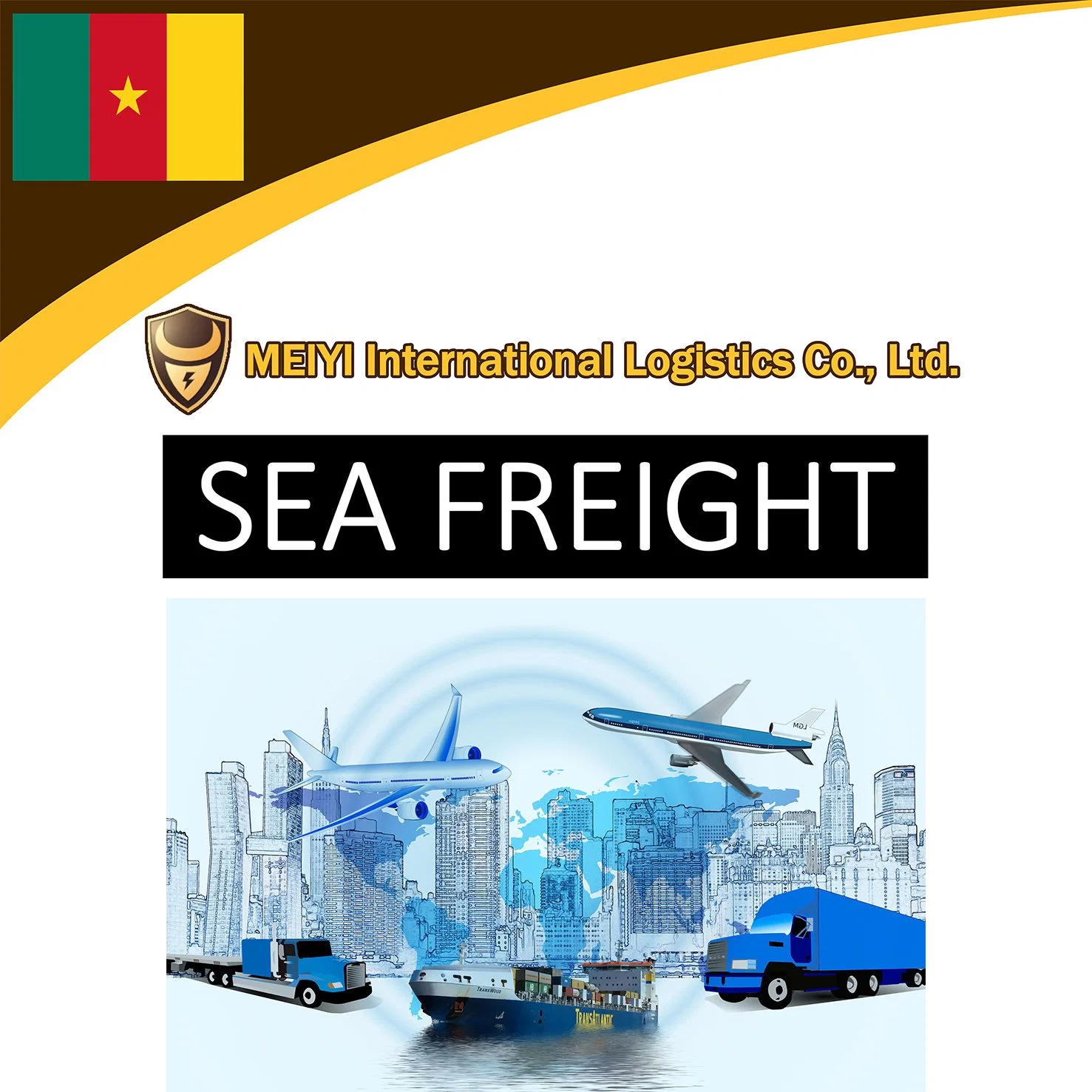 shipping service forwarder shipping to Cameroon international express air freight shipping agent logistics freight freight forwarder