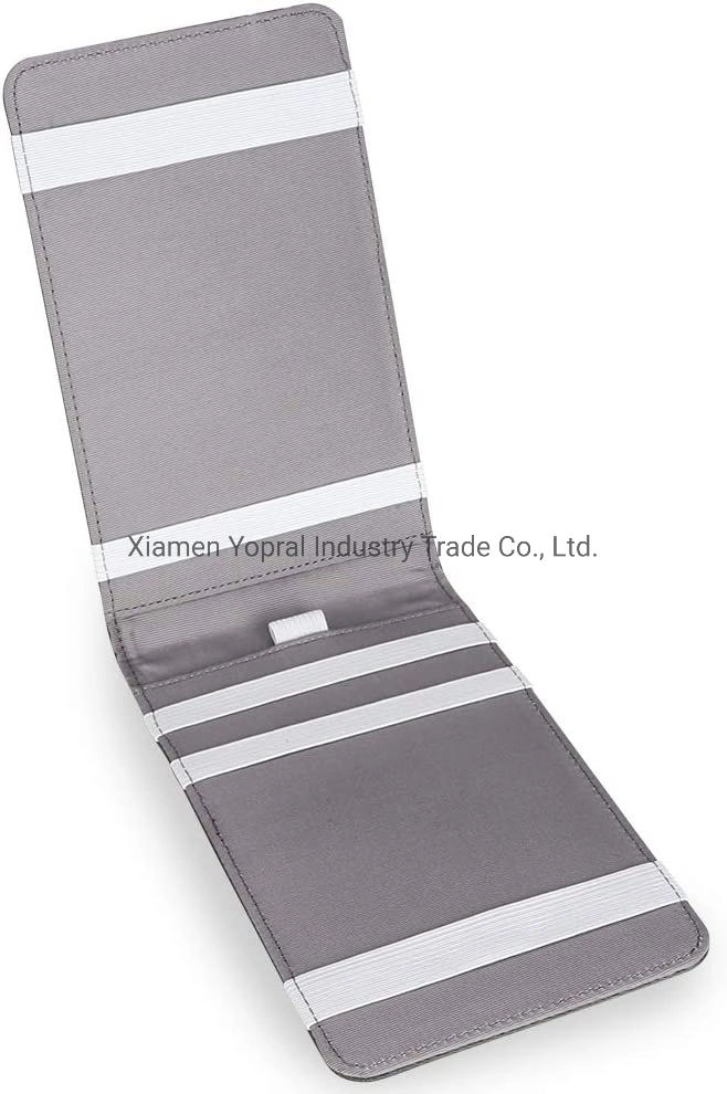 Flag Star Gray Quality PU Leather Yardage Book Cover Golf Digital Scorecard Holder