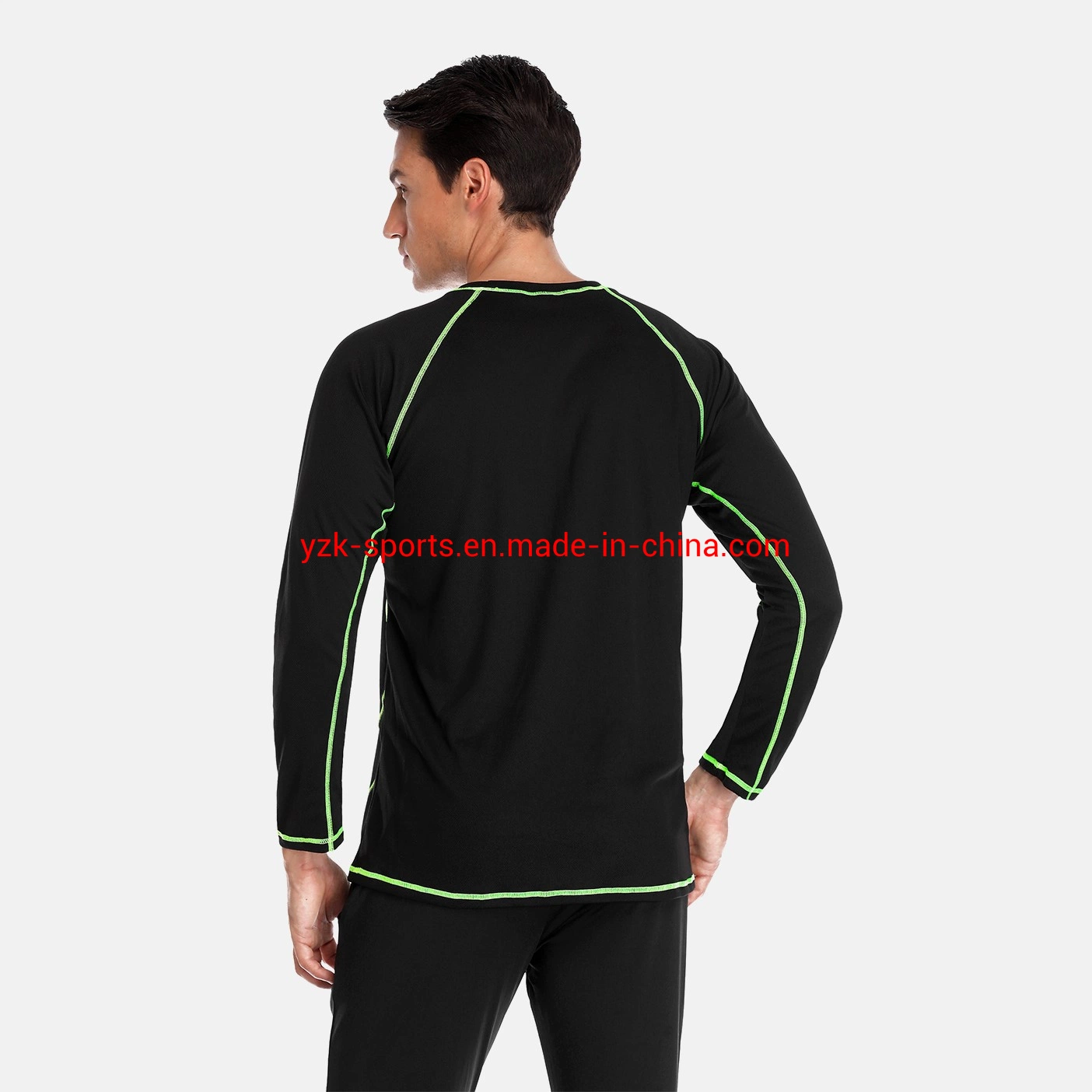 Men Long Sleeve Upf+ Suit Surfing Spandex Nylon Customized Sun Shirt Rash Guard