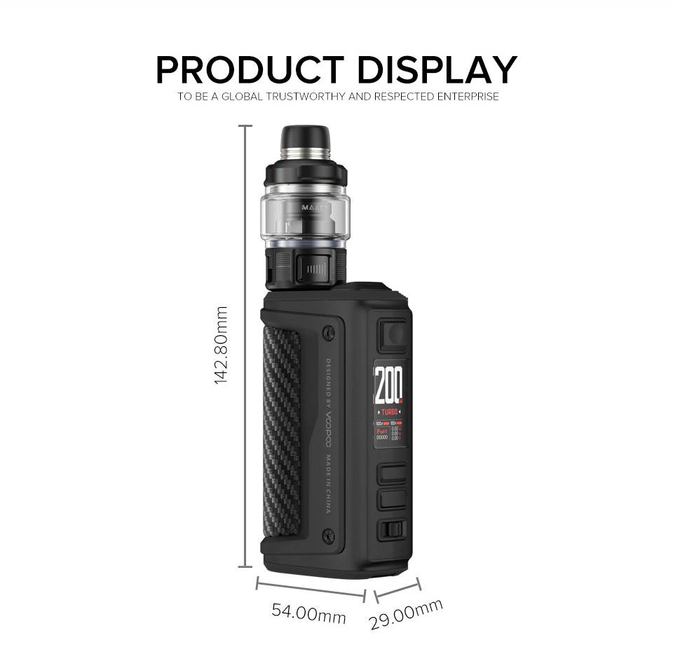 Neuzugänge Voopoo Factory Price Elektronische Zigarette Argus GT II 2 Box Kit 200W auf Lager