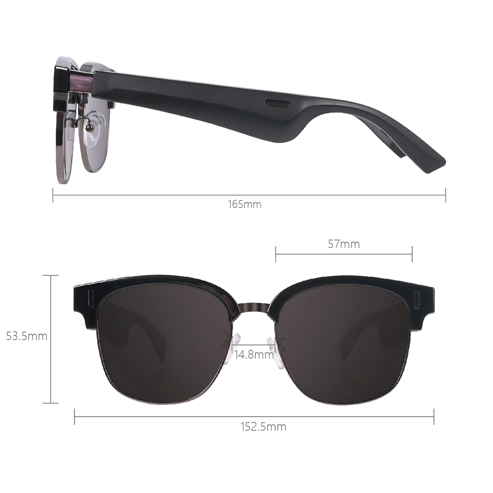 2023 Bluetooth Smart Eyewear Wireless Audio Glasses Anti Blue Light Hand Free Call Sunglasses