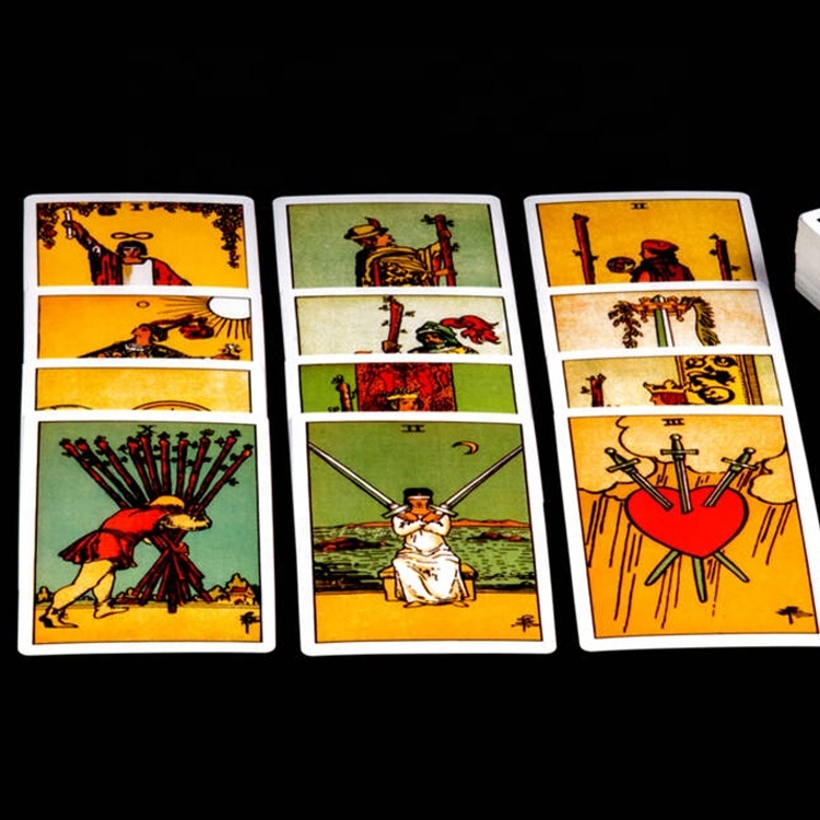 2022 prix d'usine Hot Vente de cartes de tarot avec guide de l'impression personnalisée de cartes de Tarot