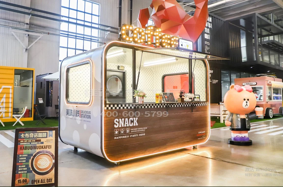 Jekeen Beer Bar Koisk Mobile Baker Shop for Europe