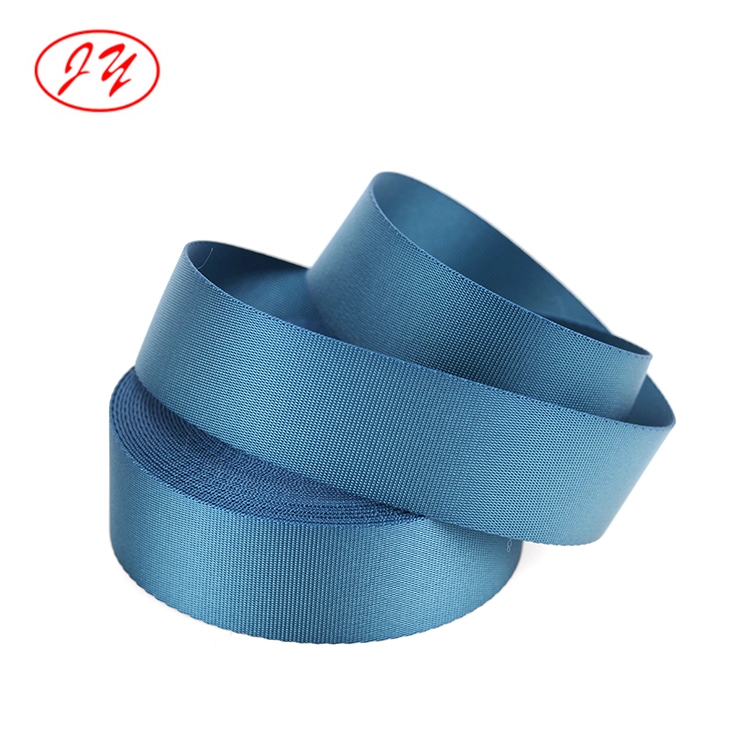 Fashion Blue Colorful High-Quality Polyester/Nylon/Spandex Ribbon Webbing Strap for Accessories Garment