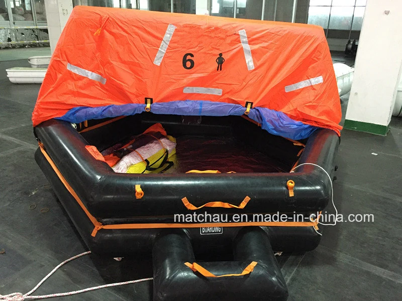 Ec and CCS Approved Throw Over Type Inflatable Life Raft