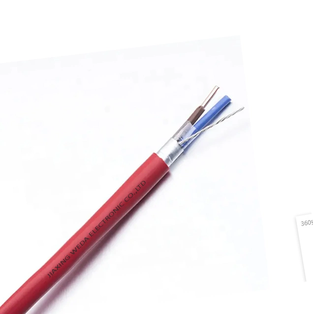 IEC6033 16AWG 14AWG 2 / 4 Core Copper Solid Fire Rated Alarm Cable Fire Resistance Retardant Resistant