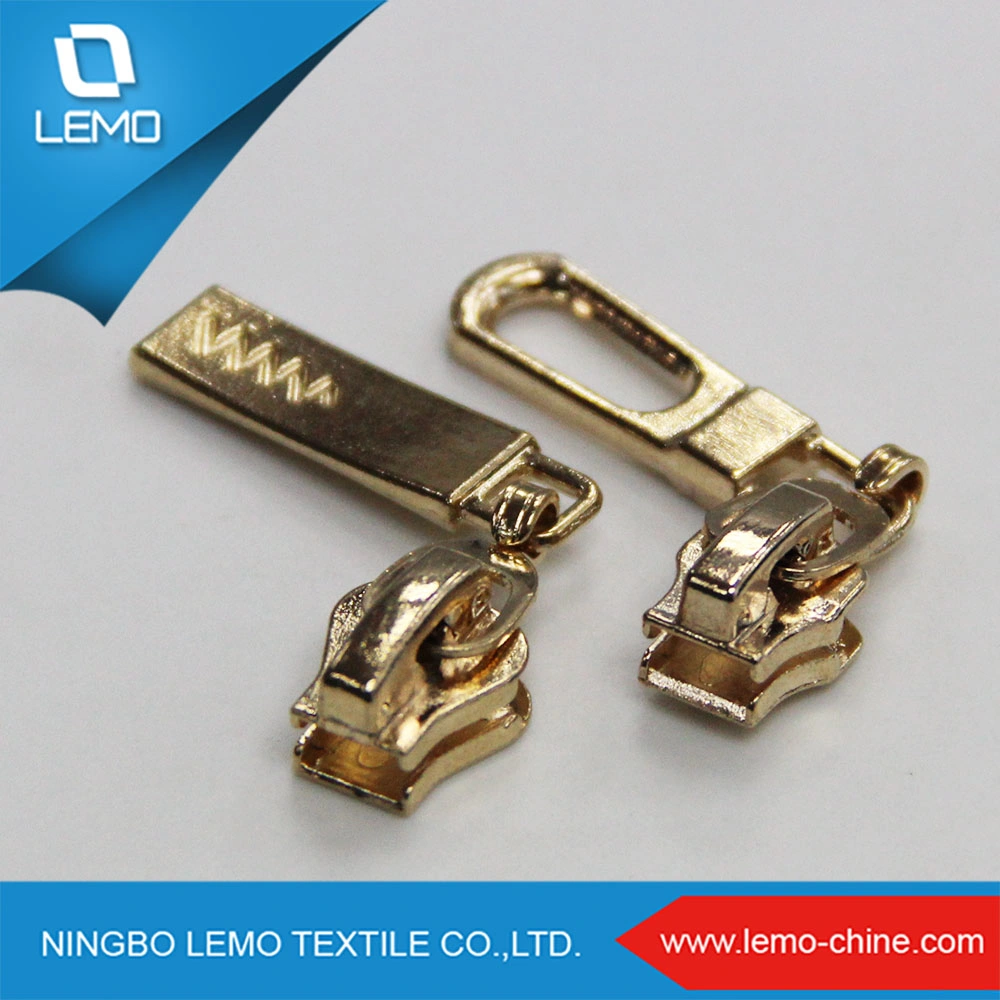 5# Gold Color Nylon Zipper Slider