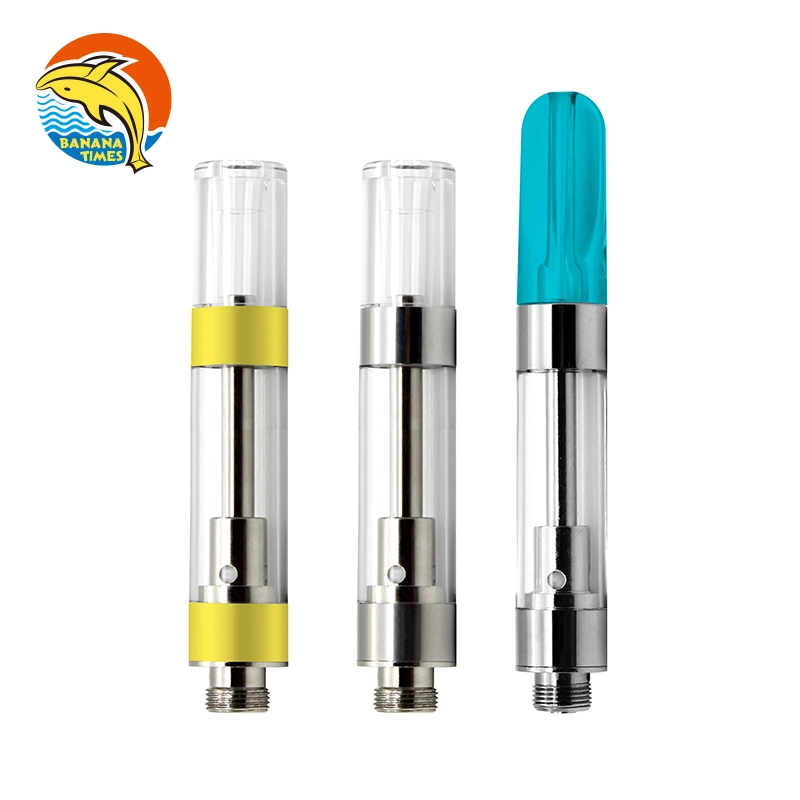 Allemagne américaine UE Vente en gros 0.5ml 1ml vaporisateur vide stylo 510 Cartouche à vis 510 Atomizer PCTG réservoir H4 HHC huile Cartouche de vide sans plomb