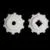 CNC Machining Plastic Nylon Tooth Gears Driving Wheel Chain Sprocket Wheel