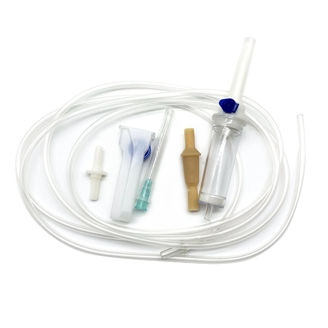 Medical Disposable Infusion Set IV Set Luer Lock Luer Slip with Needle CE ISO Approved