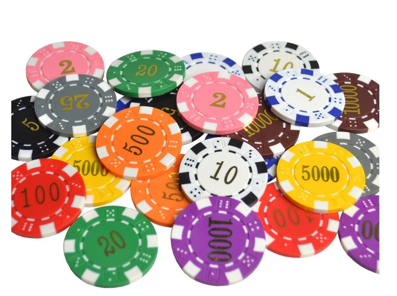 Roleta Poker de plástico ABS Round chips de 40mm estoque de fábrica