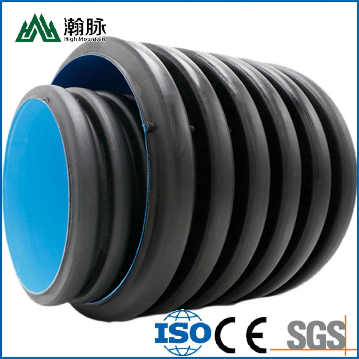 110mm Plastic Culvert Pipe PE Single Wall Piping Irrigation Tubes