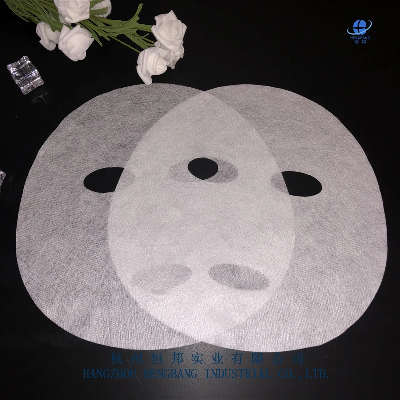 Nonwoven Fabric Invisible Facial Mask Sheet with Mesh Pattern Eco-Friendly