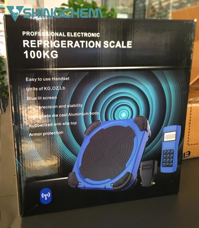 Alta precisión de llenado de refrigerante escala cuantitativa Electrónica Digital de la carga útil de equipos de refrigeración escala