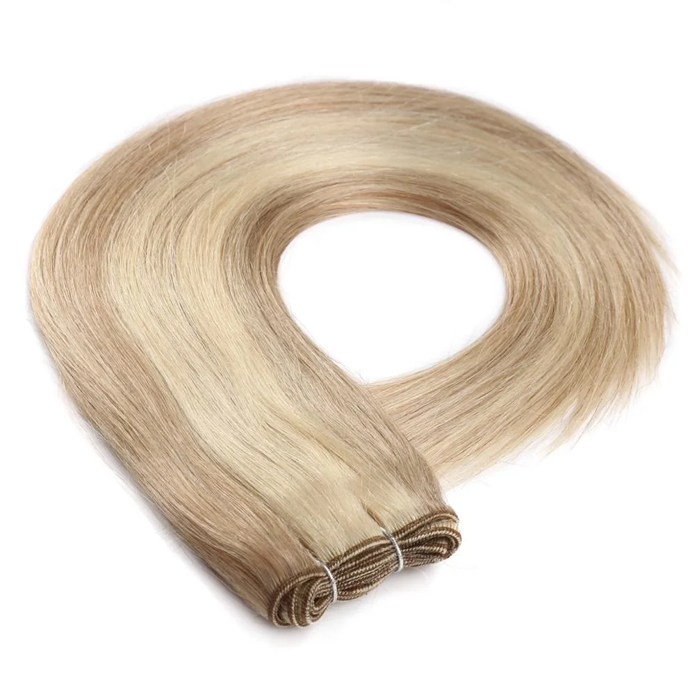 Natural 100% Remy Brazilian Human Hair Weft