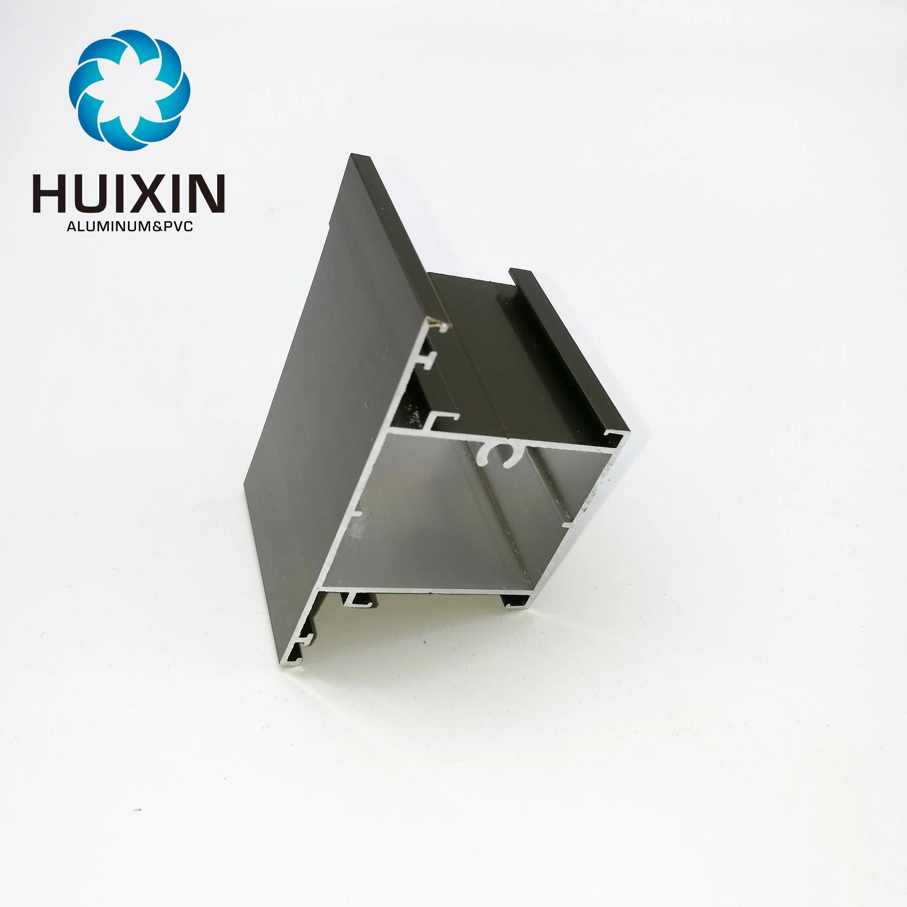 Powder Coating Black Sliding Door Huixin Factory Aluminum Extrusion Section