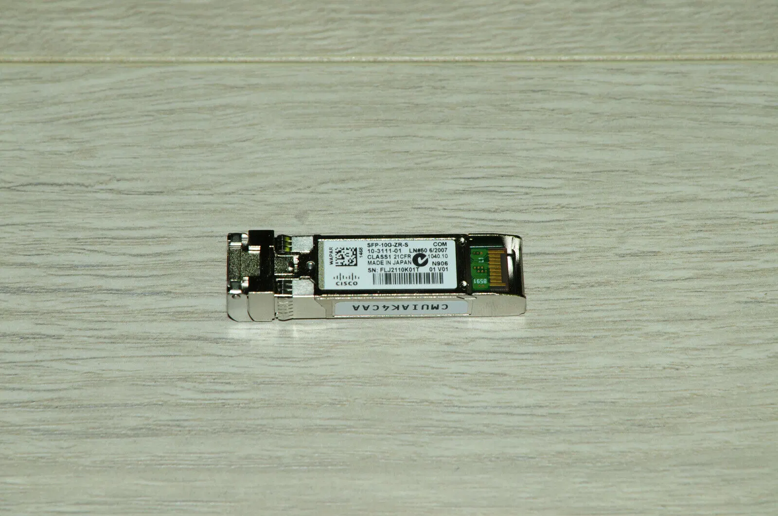 Módulo transceptor SFP Cisco SFP-10g-ZR-S Nuevo sellado