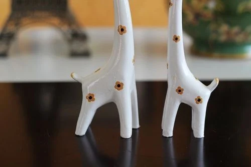 Lovely Cute Resin Giraffe Deer Figurine Figure Home Decor Wedding Gifts