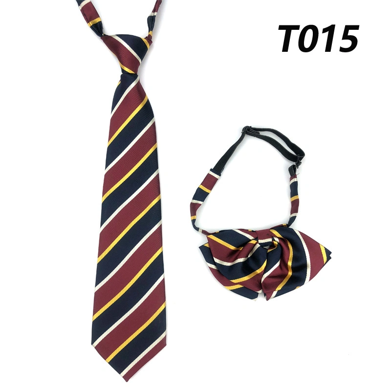 Customized Stripe School Neck Silk Tie