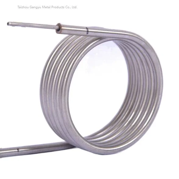 Fabricar bobina de acero inoxidable para usar como intercambiador de calor En aplicaciones marinas o de agua dulce OEM ODM