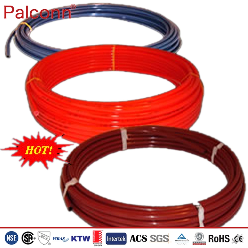 Certificado CE de 25mm de polietileno transparente Cross-Linking Pex un tubo de calefacción por suelo radiante