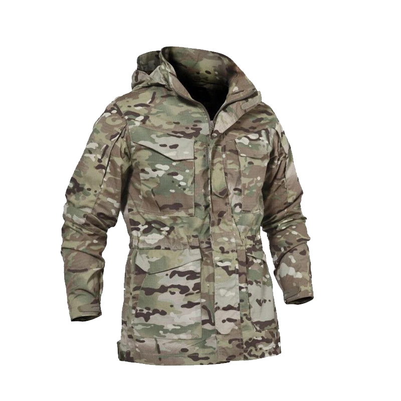 Comercio al por mayor ropa militar espesar Hoodie anorak Campo Militar del Ejército de chaquetas Chaleco táctico militar