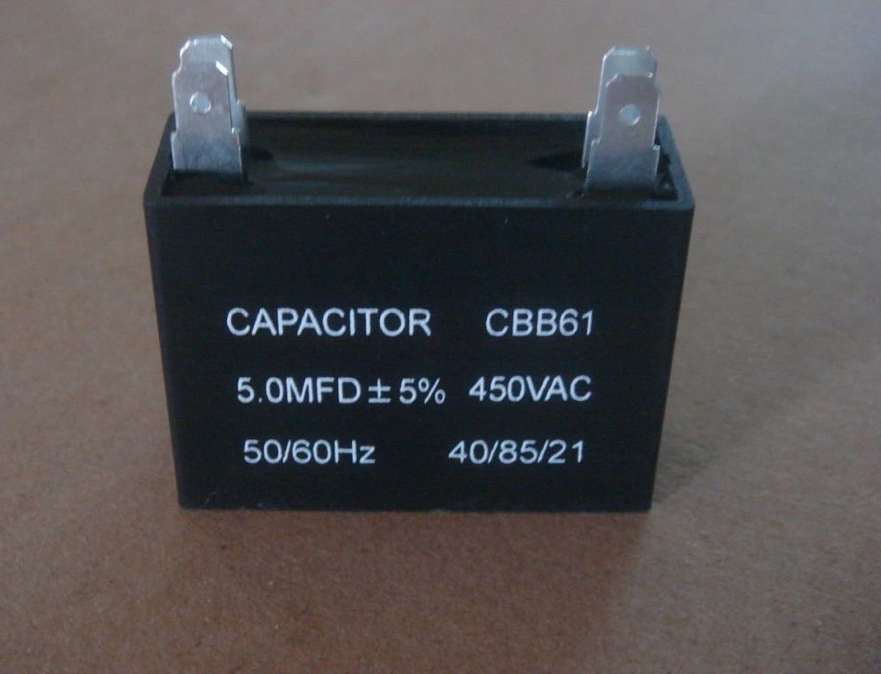 Washing Machine Plastic Run Motor Starter Capacitor for Air Conditioner (Cbb60)