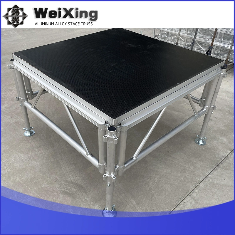 40FT*20FT, Height 4FT Moving Stage Hotel Furniture Steel Foldable Stage Arena Aluminum Portable Outdoor Wooden Stage Design for Show