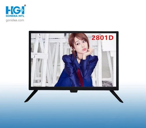 22 Inch Black Music LED LCD TV Hot Sale 2801d