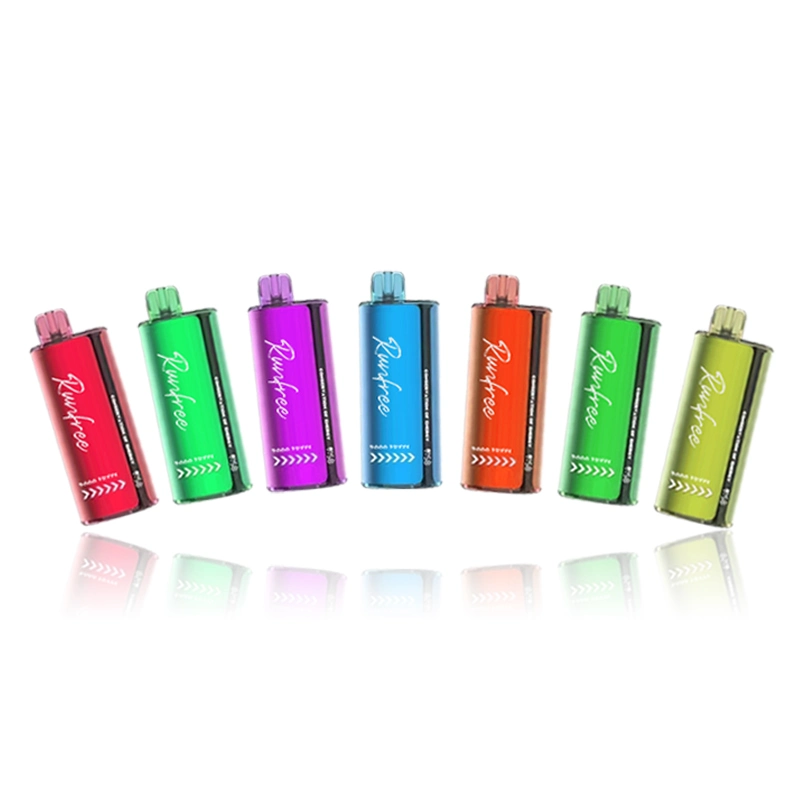 China Shenzhen Runfree Venta Directa de Fábrica desechables recargable Vape Pen 7000 17ml de bolitas de E-Liquid 0% 2% 3% 5% de la nicotina del cigarrillo electrónico con pantalla