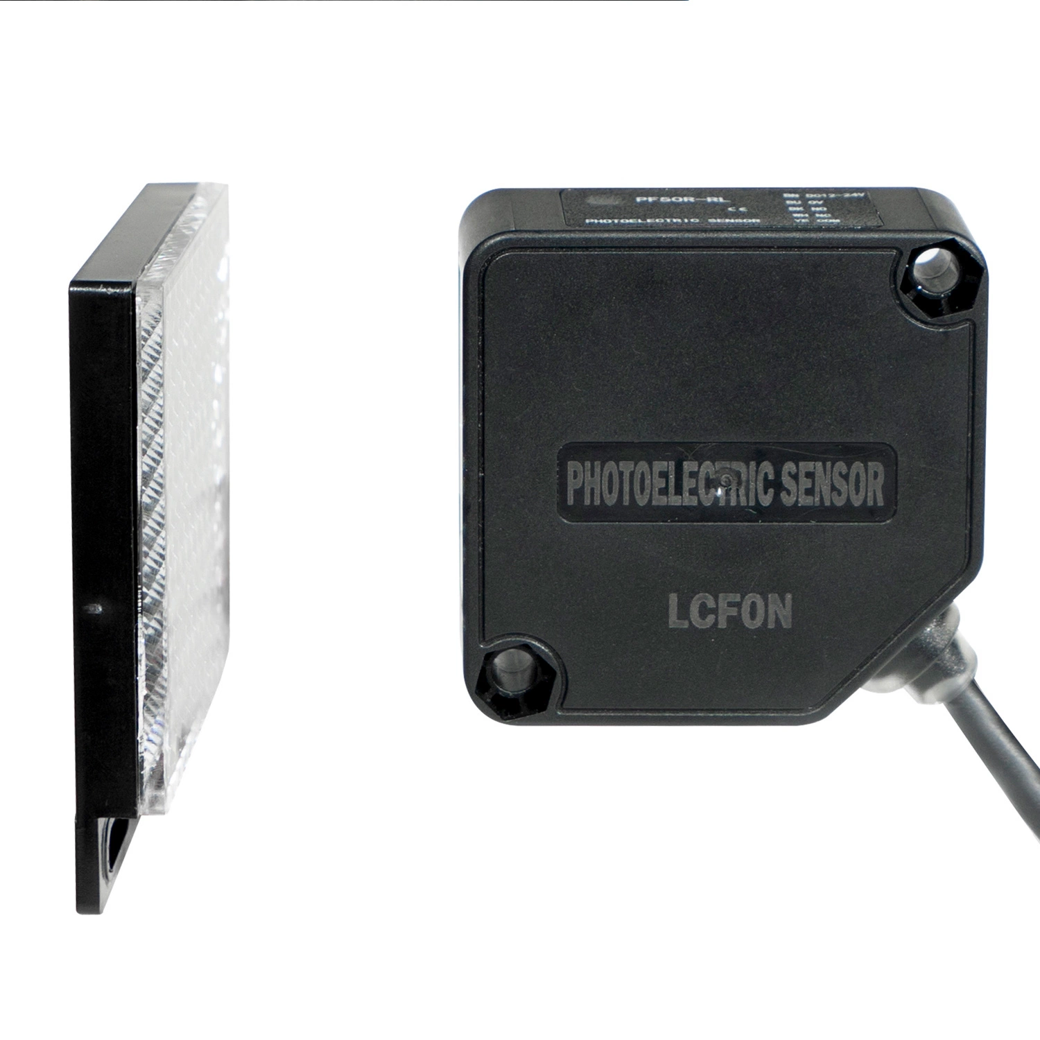 Durable IP67 Mirror Reflection Photoelectric Sensor for Access-Controlled Sectional Door