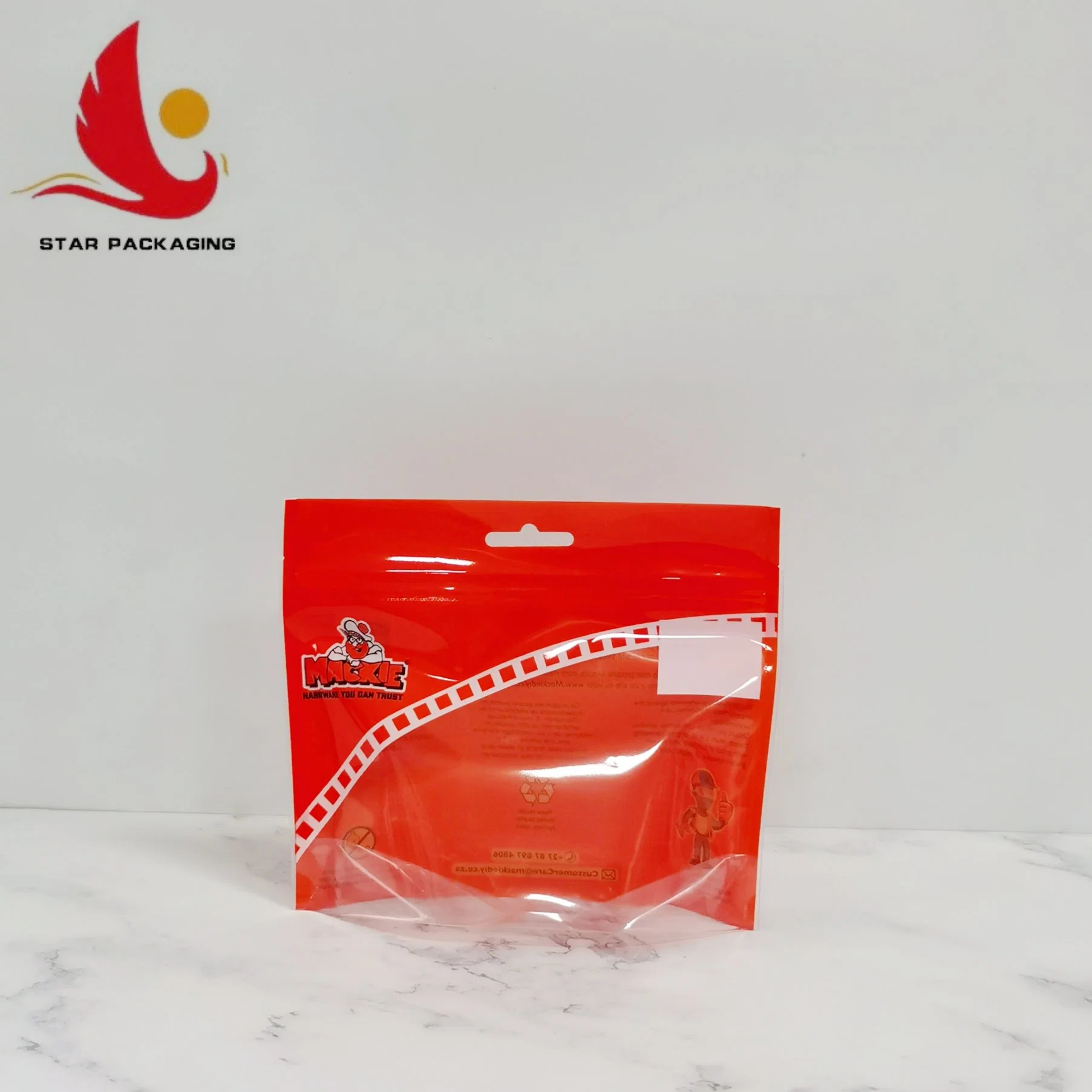 OEM Zipper Bag Plastic Bag Upright Bag Tool Packaging with Self-Sealing